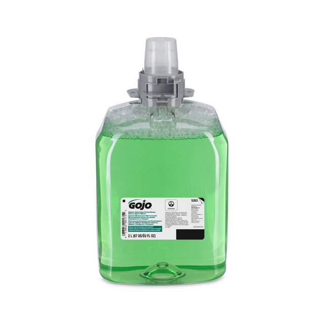GOJO FMX-20 Luxury Foam Hair & Body Wash, 2000 mL, 5263-02 (2 refills/case)