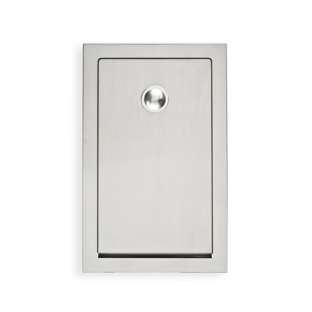 Koala Kare Vertical Surface Mounted Stainless Steel Baby Changing Station, KB111-SSWM