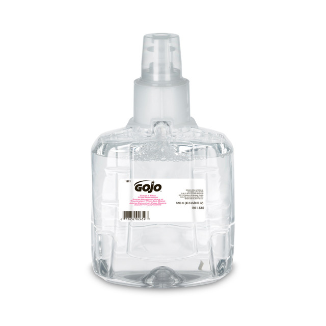 GOJO LTX-12 Clear and Mild Foam Handwash, 1200 mL (2 refills/case)