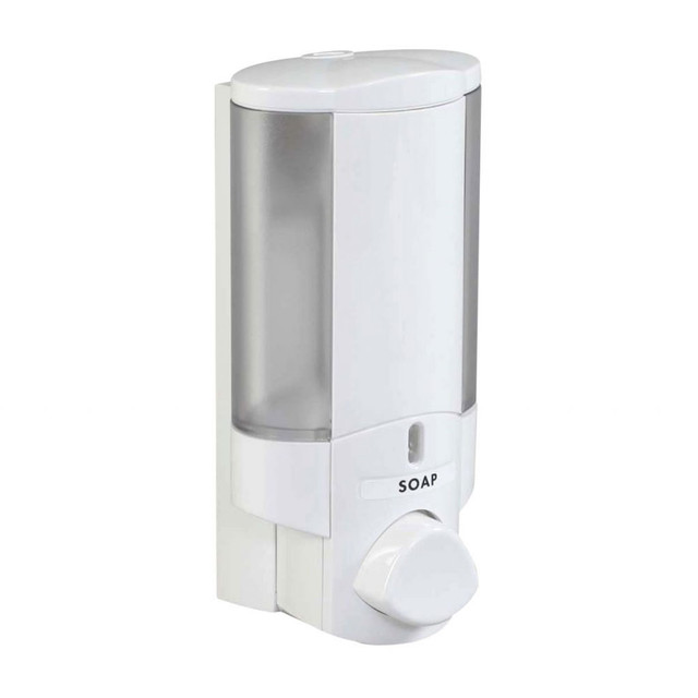 AVIVA White/Translucent 1 Chamber Refillable Dispenser