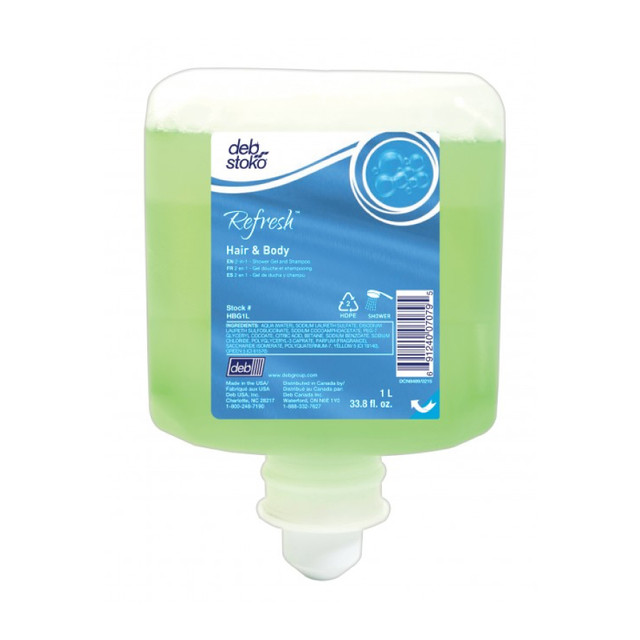 Stoko Refresh Hair & Body Wash, 2 Liter, HBG2LT (4 refills/case) | SC Johnson