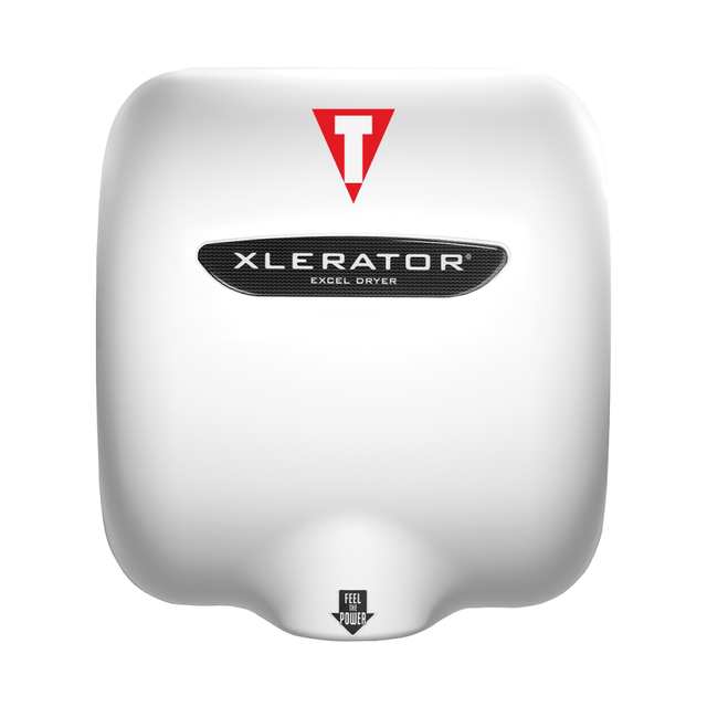 XLERATOR Hand Dryer, TITLE Boxing Custom Cover, White, XL-SI