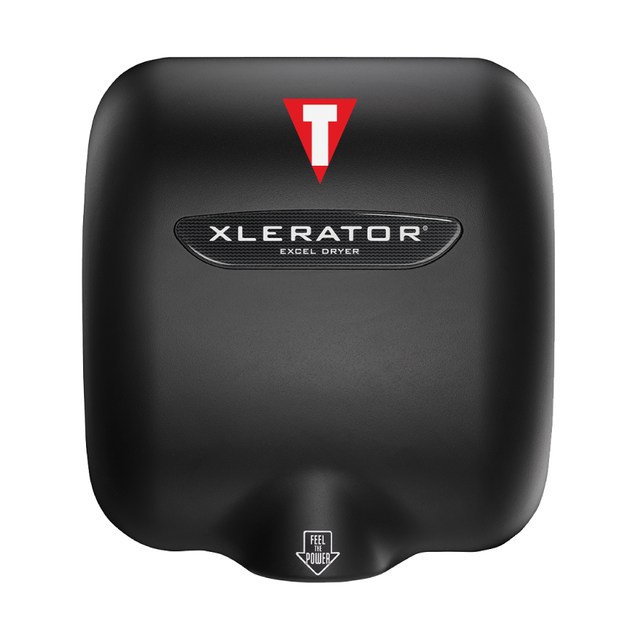 XLERATOR Hand Dryer, TITLE Boxing Custom Cover, Black/Red, XL-SI