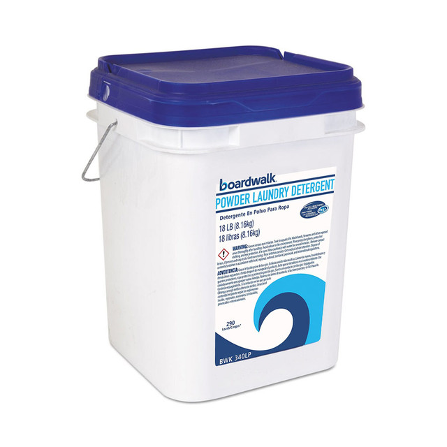 Boardwalk Laundry Detergent Powder, Summer Breeze, 18 lb Bucket, 340LP