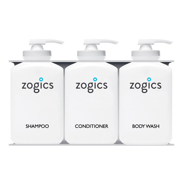 Zogics Bulk Personal Care 3 Chamber Refillable Dispensers