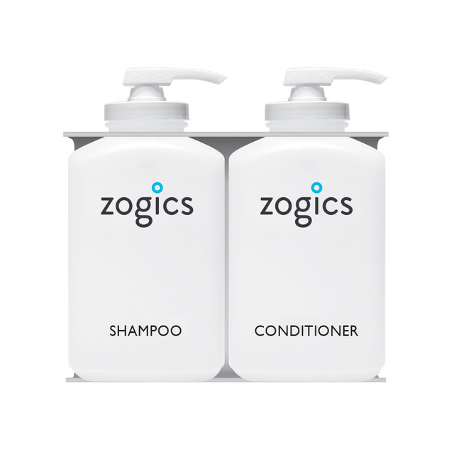 Zogics Bulk Personal Care 2 Chamber Refillable Dispensers