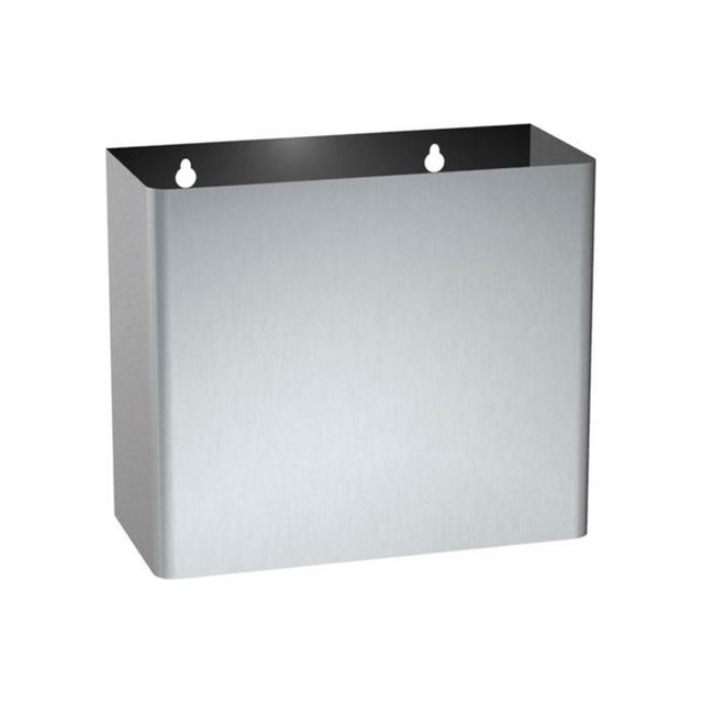 2 Gallon Stainless Steel Rectangular Surface Mounted Trash Can | American Specialties