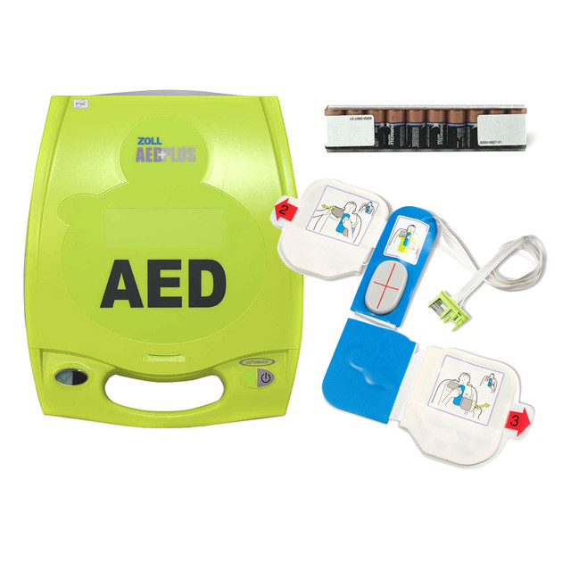 ZOLL Fully Automatic AED Plus (AED + Pads + Battery)