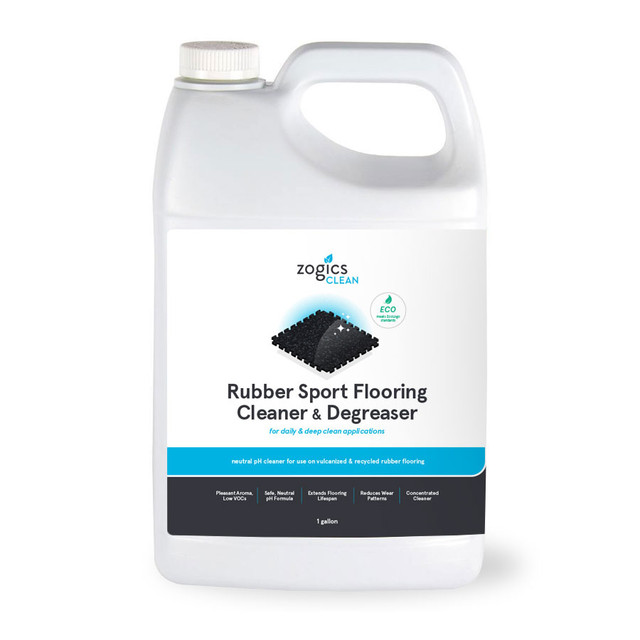 Zogics Rubber Floor Cleaner & Degreaser, 1 Gallon