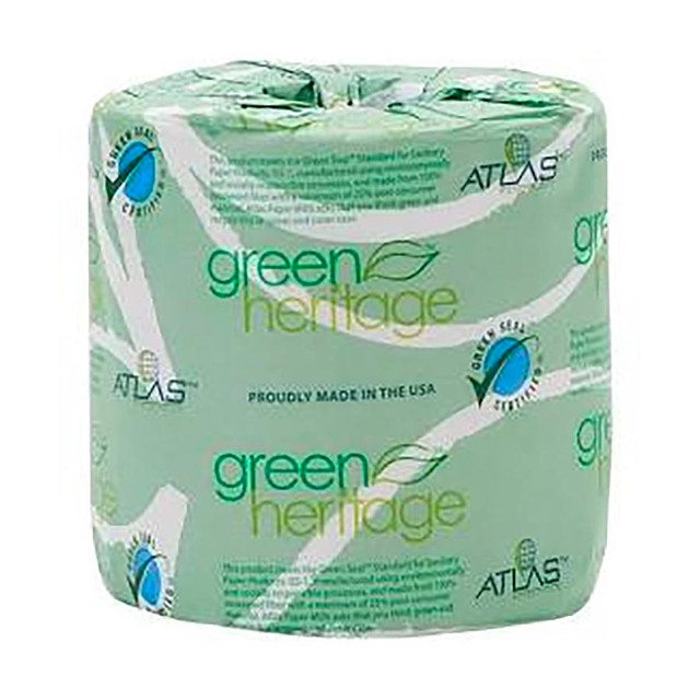 Atlas Green Heritage Toilet Tissue, 2-Ply 500', Atlas 275 (96 rolls/case)