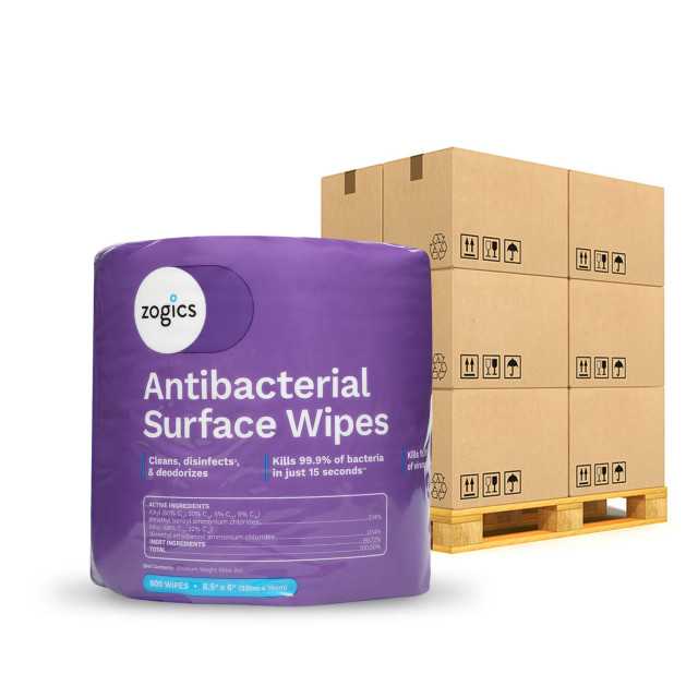 Antibacterial Disinfecting Wipes Pallet (1 Pallet, 36 Cases, 144 Rolls)