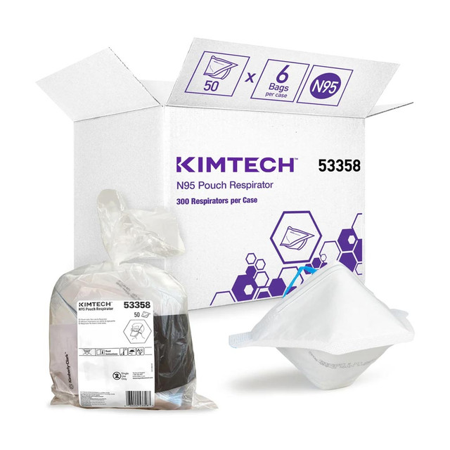 N95 Pouch Respirator (6 packs of 50) | Kimtech