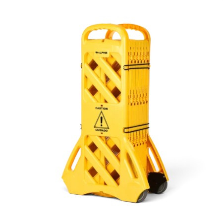 Expandable Mobile Safety Barricade Fence System, 13 Foot | Alpine Industries