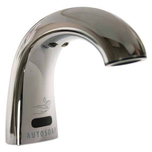 One Shot Foam Soap Dispenser, Touch Free, 1.9 x 5.5 x 4, Polished Chrome | Rubbermaid