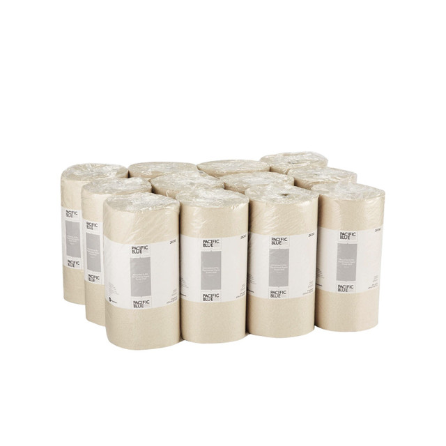 Paper Towels Roll, Brown, 1-ply, 250/Roll, 12 Rolls/Carton | Georgia-Pacific