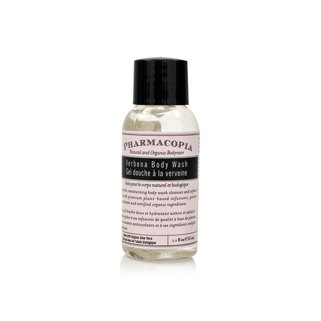 Body Wash, Verbena, 1.25 oz (200 bottles/case) | Pharmacopia