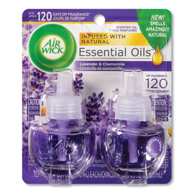 Scented Oil Refill, Lavender & Chamomile, 0.67 oz (6 Refills/Case) | Air Wick
