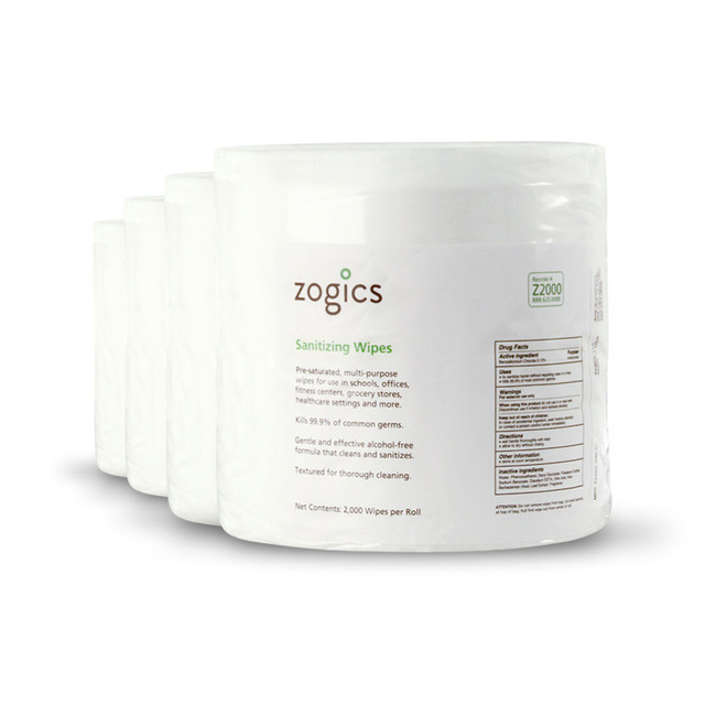 Case of Sanitizing Wipes, Z2000-4 (4 rolls/case)