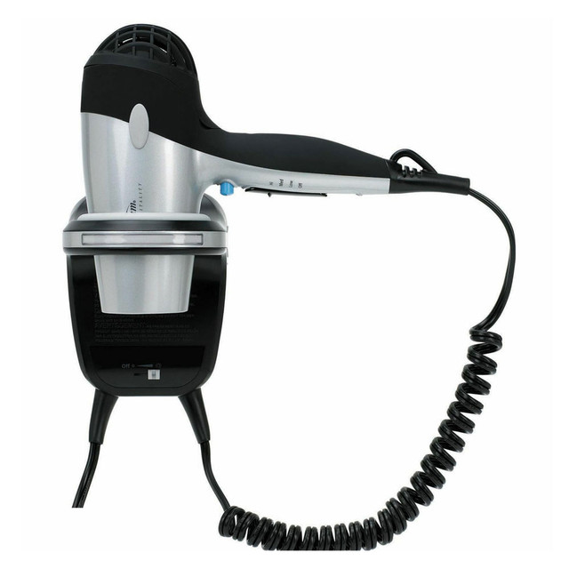 GreenSense Mid-Size Hair Dryer with LED Nightlight, 1200/1500 watts, Black  (4 Pack) | Sunbeam