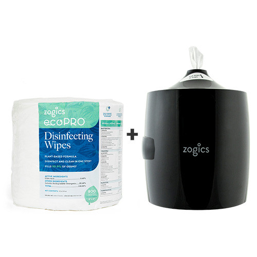 ecoPRO™ Plant-Based Disinfecting Wipes New Customer Bundle (Free Dispenser)