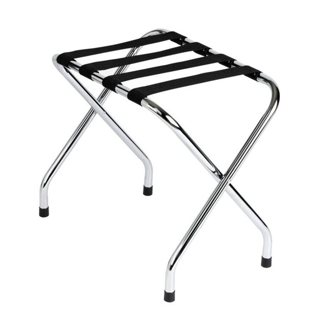 Standard Metal Luggage Rack, Chrome (4-Pack) | H1S