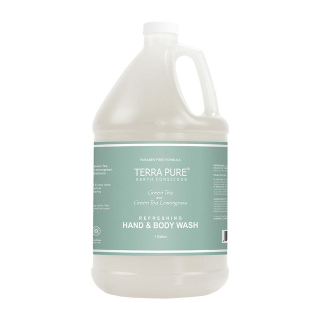 Terra Pure Green Tea & Green Tea Lemongrass Hand & Body Wash (1 Gallon)