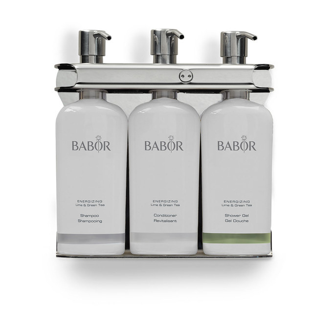 Babor Lime & Green Tea Aquamenities 3 Chamber Refillable Dispenser