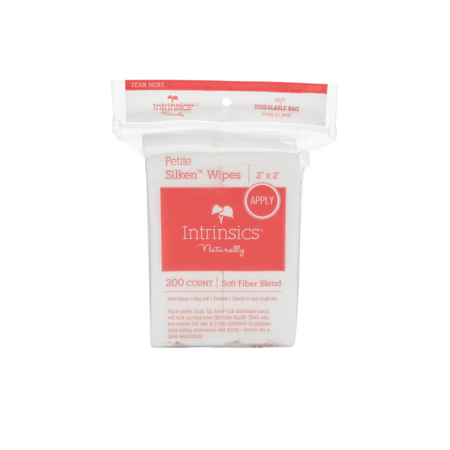 Petite Silken Wipes 2" x 2", 4-Ply | Intrinsics