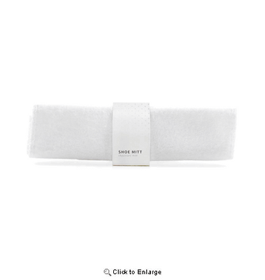 Shoe Mitt, Rolled with White Paper Band (500/Pack) | Simply Me
