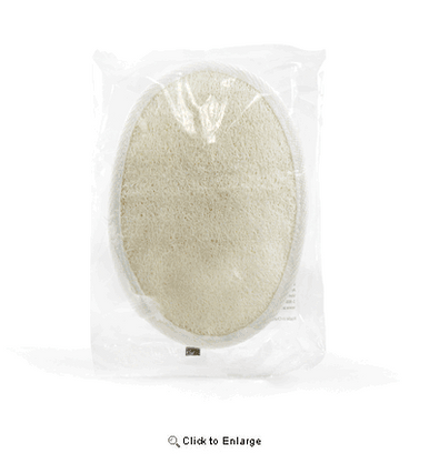 Loofah, White Trim in Transparent Sachet (100/Pack) | Simply Me