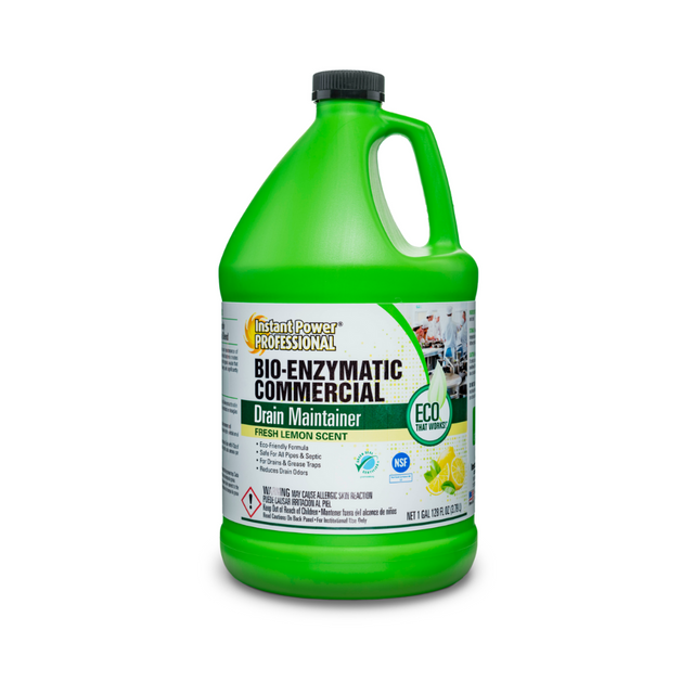 Bio-Enzymatic Commercial Drain Maintainer, 1 Gallon (Case of 4) | Instant Power
