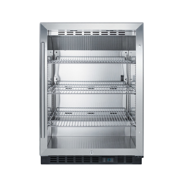 24" Wide Built-In Beverage Center, Stainless Steel Interior | Summit Appliance