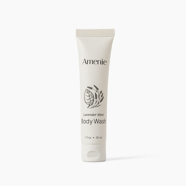 Amenie Lavender Mint Body Wash 1oz Tube (Case of 200)