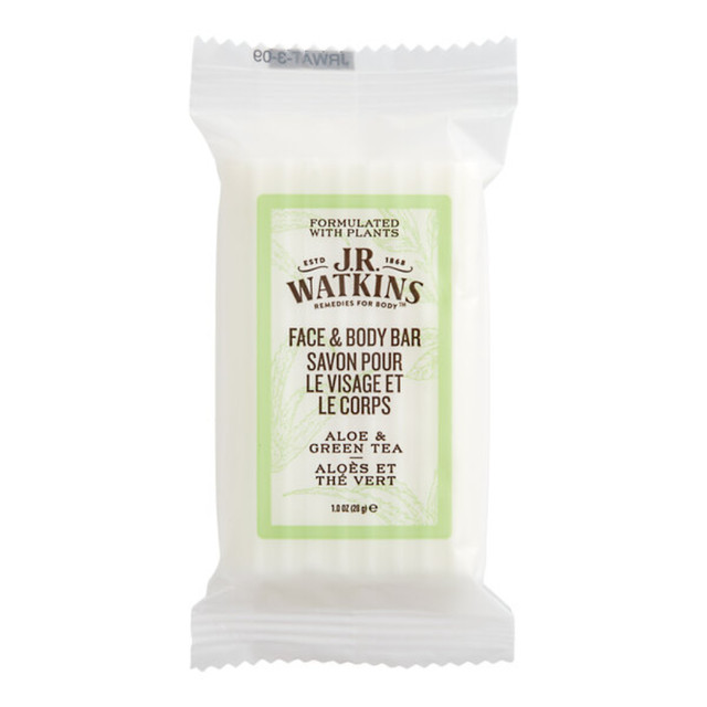 Aloe and Green Tea Face and Body Bar Soap 1oz (288/Case) | JR Watkins