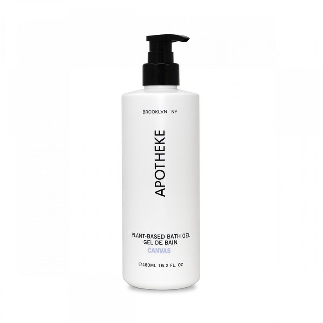 Apotheke Canvas Bath Gel, 16.2 oz Refillable Bottle