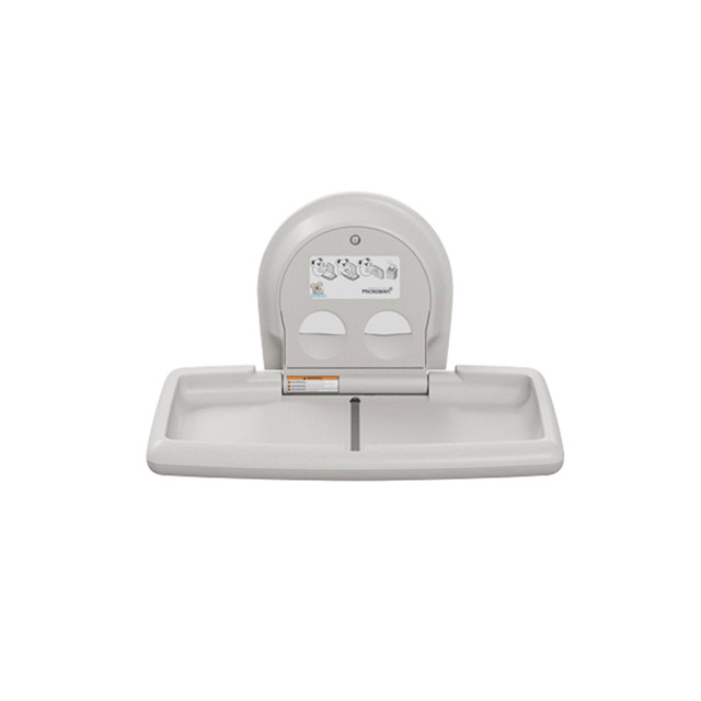 Koala Care Stainless Steel Front Horizontal Surface-Mounted Baby Changing Station