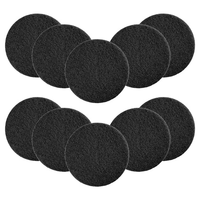 MotorScrubber Floor Stripping Pads, Black (10/Case)