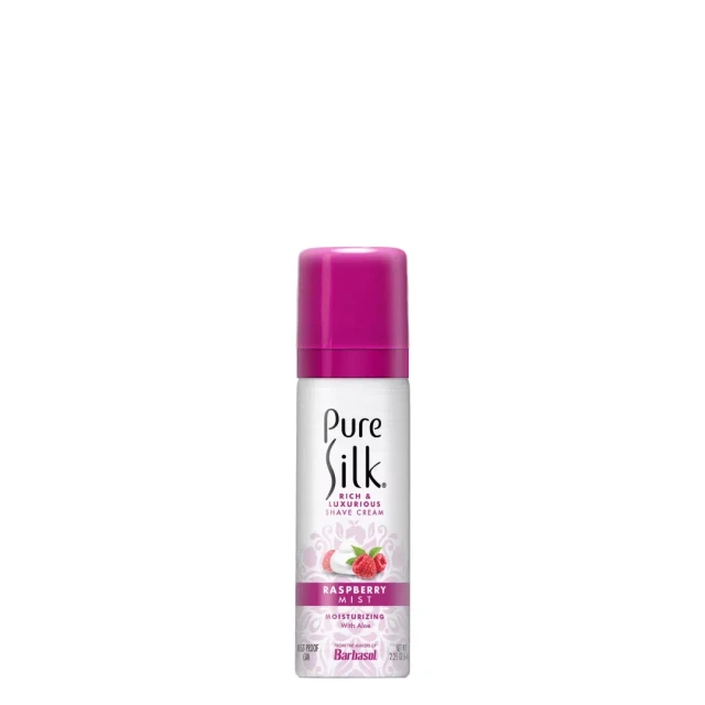 Pure Silk Raspberry Mist Shave Cream, 2.25 oz Travel Size (24/Pack)