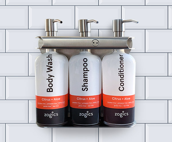 Aquamenities Hotel Shampoo and Conditioner Dispenser