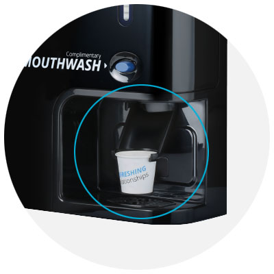 mouthwash dispenser automatic