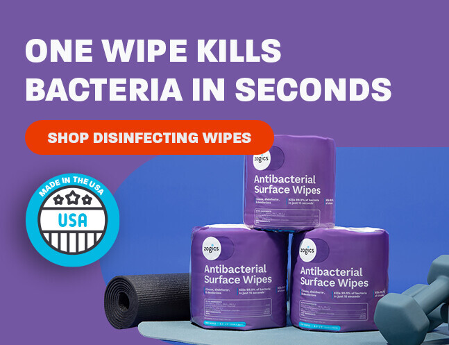 One Wipe Kills Bacteria in Seconds 