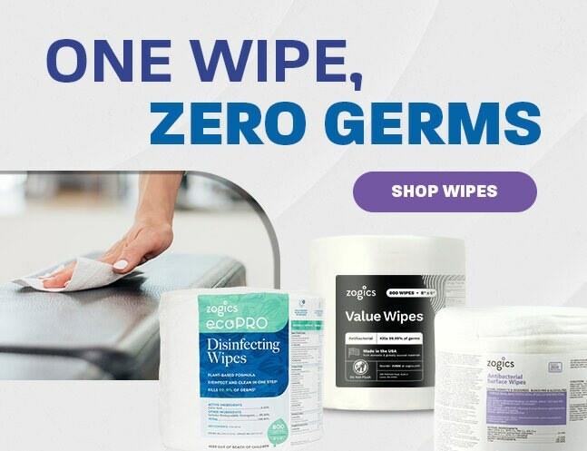 One Wipe, Zero Germs Shop Zogics Wipes