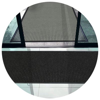 Keep your entrances clean and dry with M+A Waterhog mats