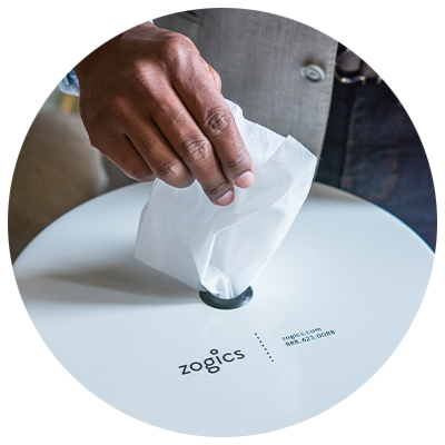 Zogics Antibacterial Wipes Refills