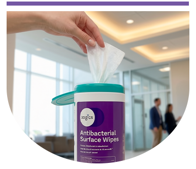 Kills 99.9% of Bacteria in Just 15 Seconds