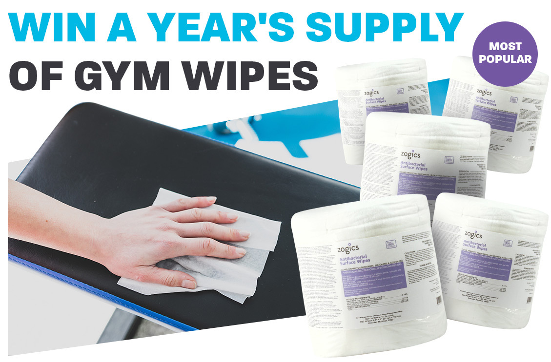 Win A Year's Supply of Gym Wipes