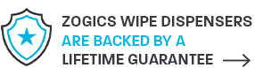 Zogics Wipe Dispensers Are Backed By A Lifetime Guarantees
