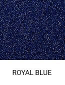 Royal Blue color sample of Ecore RageTurf Motivate gym turf flooring.