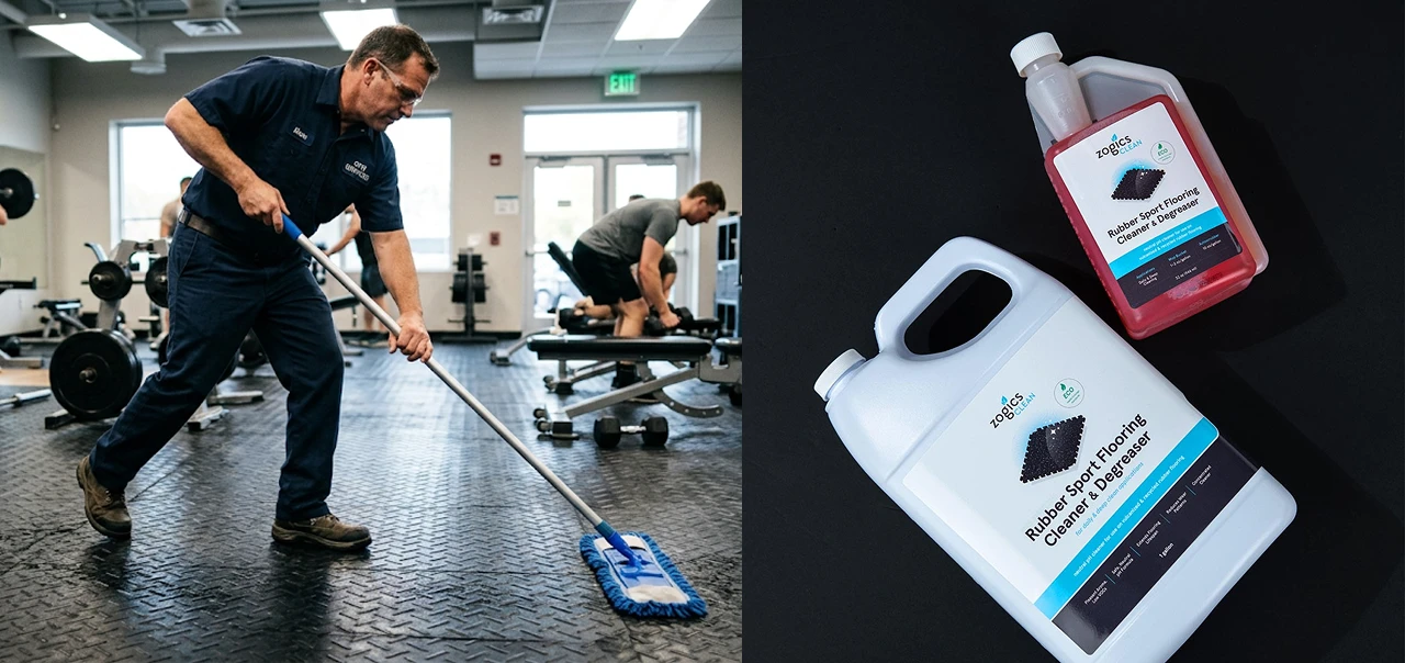 How to Clean Gym Floor Mats and Remove White Residue How to Clean Gym Floor Mats and Remove White Residue