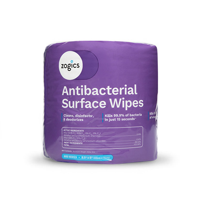 Zogics Antibacterial Disinfecting Wipes